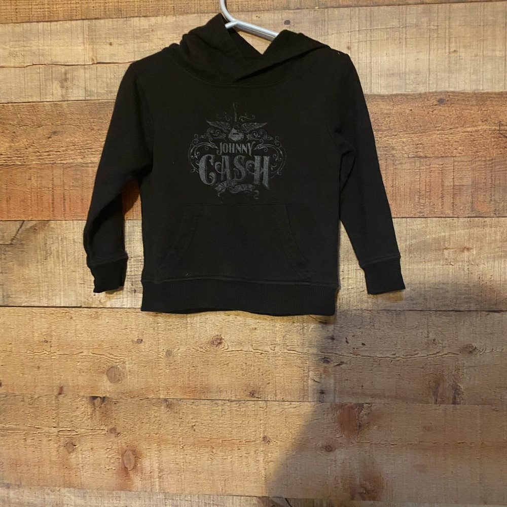Black Johnny Cash Hoodie size 2T